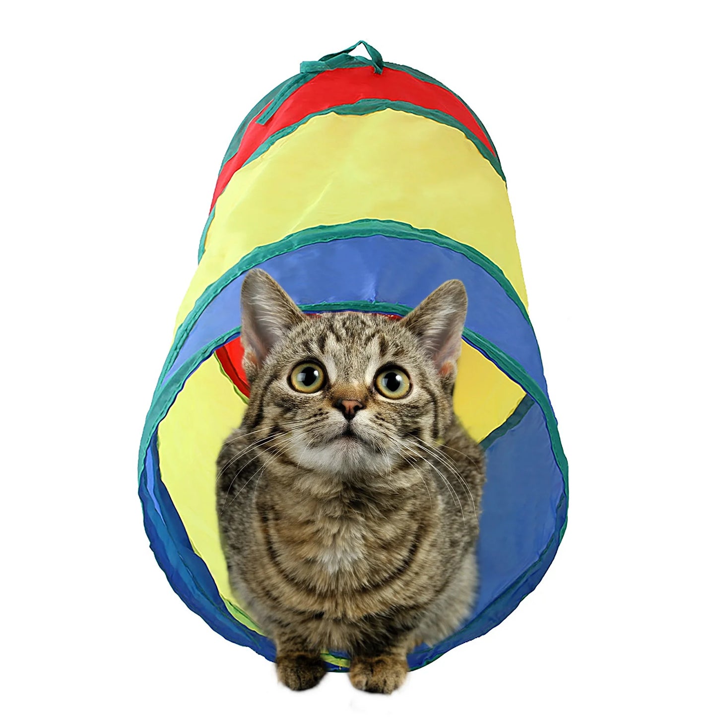 Cat Tunnel,Interactive Cat Toy,2-Ways Cat Tunnels for Indoor Cats