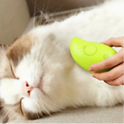 Rechargeable Shedding Hair Spray Hot Steam Easy Pet Grooming Brush for Cat, Dog