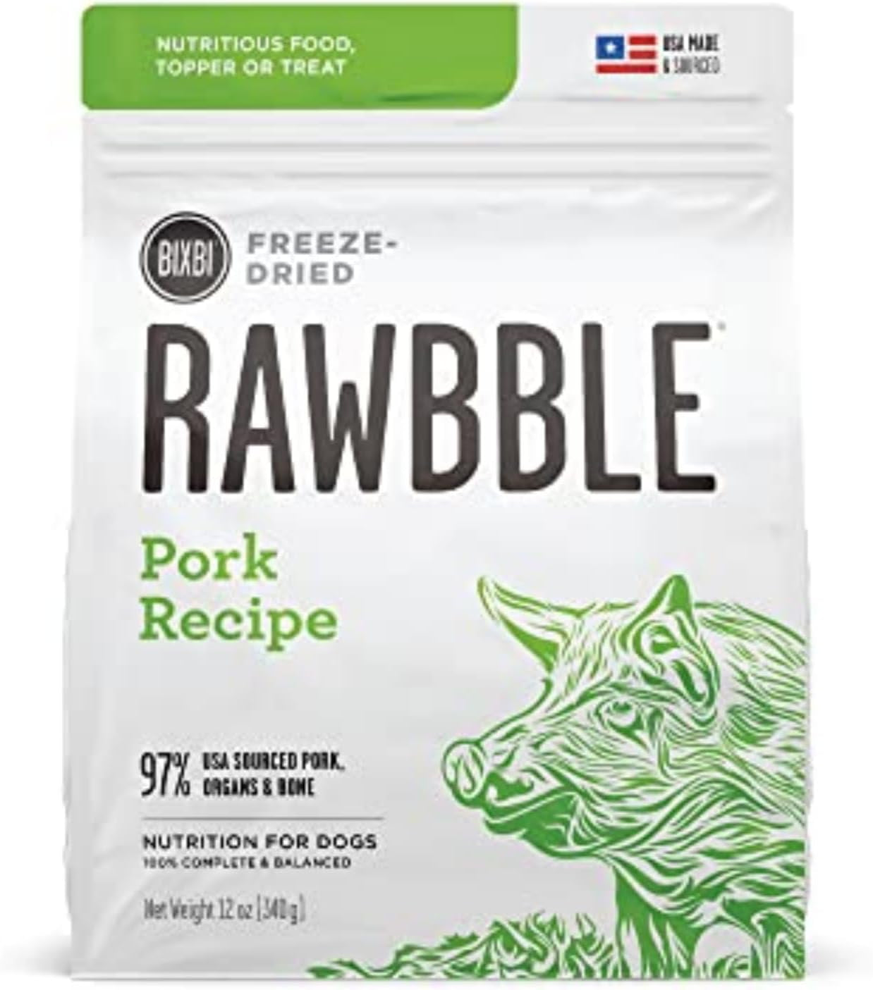 Rawbble Freeze Dried Dog Food | 7 Flavor Options | 3 Size Options