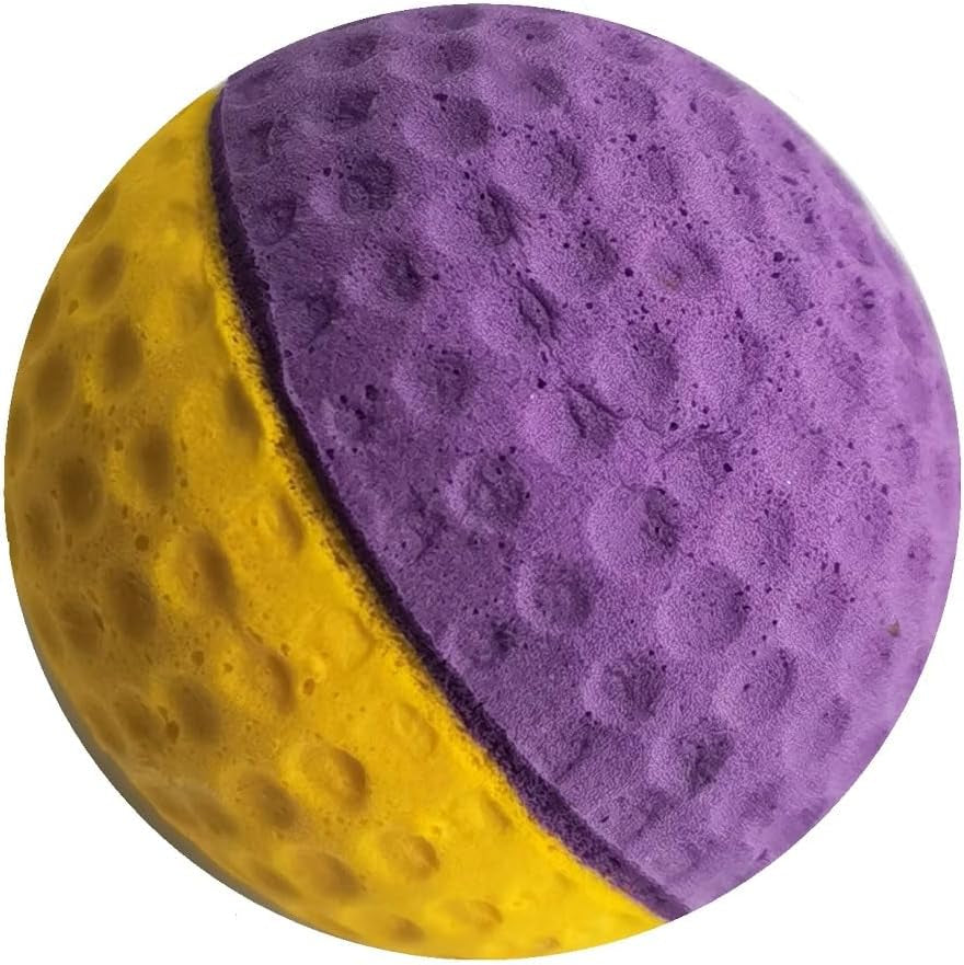 Cat Foam Ball Cat Sponge Ball Toy Cat Soccer Ball Toy (Two Color Pet Ball)