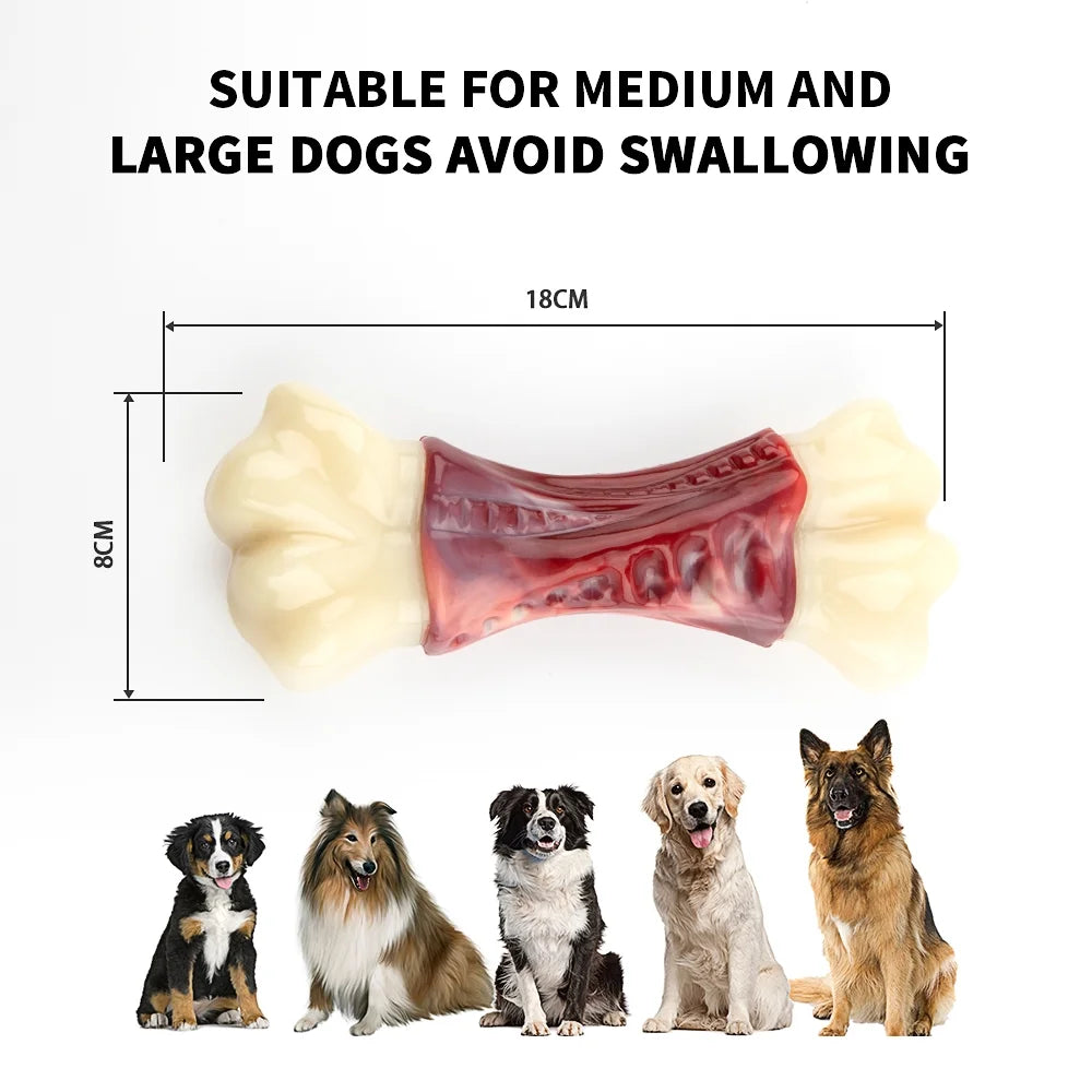 Large Dog Toys for Aggressive Chewers, Dog Toys for Large Dogs, Tough Dog Bone Chew Toys for Medium/ Large Dogs, Toothbrush Dog Toys for Aggressive Chewers Large Breed